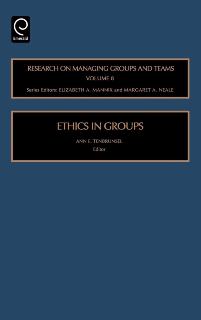Ethics in Groups, Hardback Book