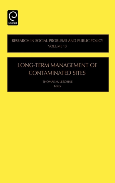Long-term Management of Contaminated Sites, Hardback Book
