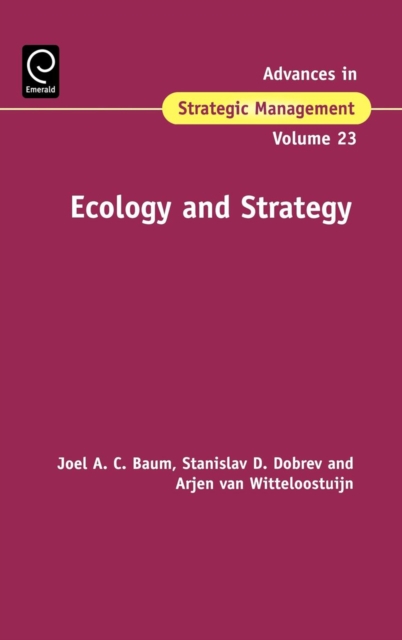 Ecology and Strategy, Hardback Book
