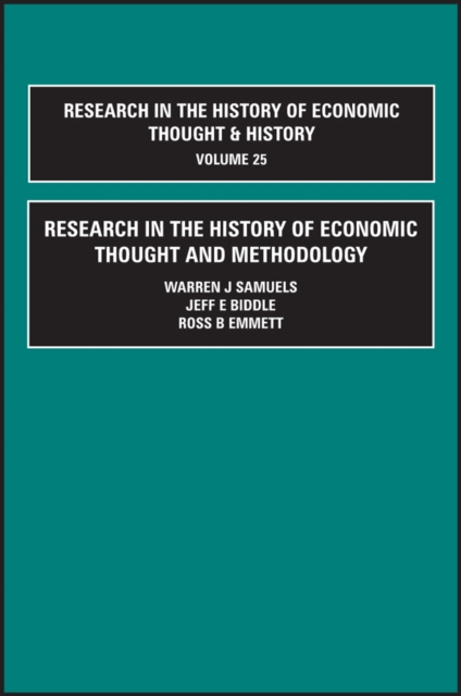 Research in the History of Economic Thought and Methodology (Part A, B & C), Multiple-component retail product Book