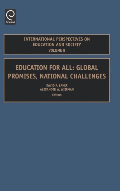 Education for All : Global Promises, National Challenges, Hardback Book