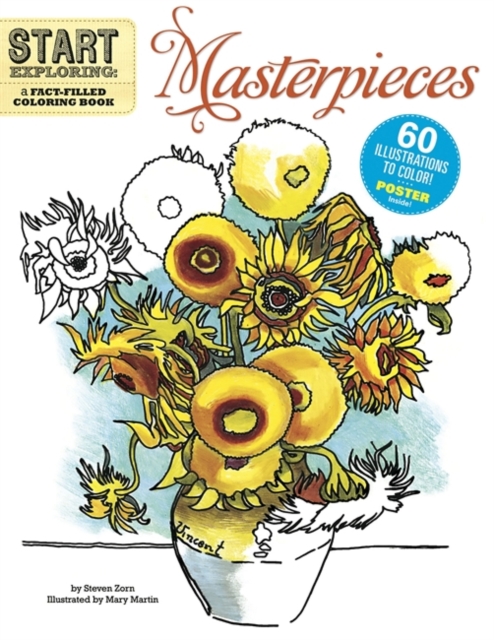 Start Exploring: Masterpieces : A Fact-Filled Coloring Book, Paperback / softback Book