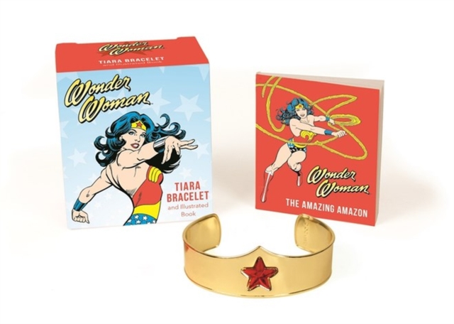 Wonder Woman Tiara Bracelet and Illustrated Book, Multiple-component retail product Book