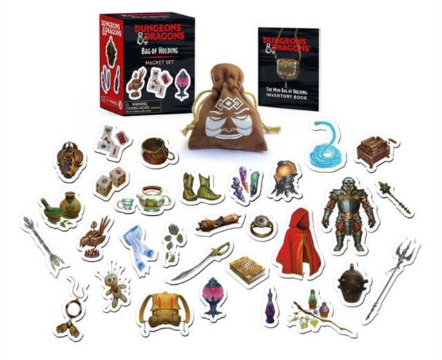 Dungeons & Dragons: Bag of Holding Magnet Set, Multiple-component retail product Book