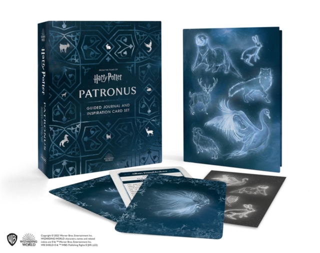 Harry Potter Patronus Guided Journal and Inspiration Card Set, Hardback Book