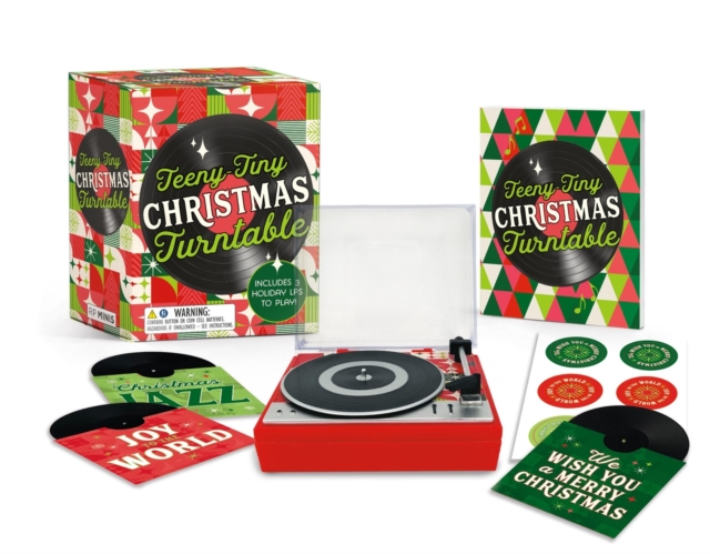 Teeny-Tiny Christmas Turntable : Includes 3 Holiday LPs to Play!, Multiple-component retail product Book