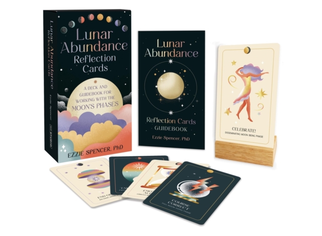 Lunar Abundance Reflection Cards : A Deck and Guidebook for Working with the Moon’s Phases, Multiple-component retail product Book