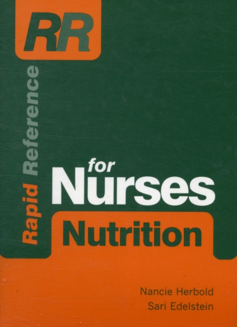 Rapid Reference for Nurses : Nutrition, Paperback Book