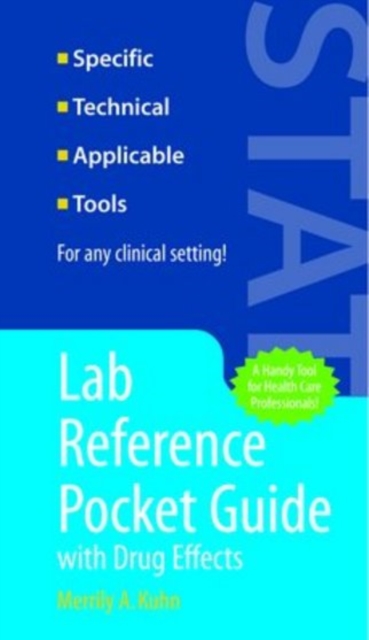 Lab Reference Pocket Guide With Drug Effects, Spiral bound Book
