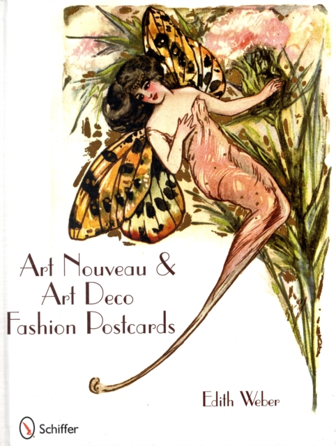 Art Nouveau & Art Deco Fashion Postcards, Hardback Book