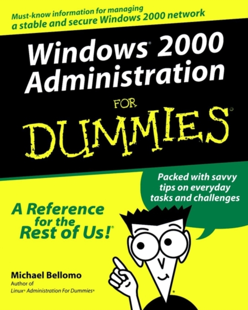 Windows 2000 Administration For Dummies, Paperback Book