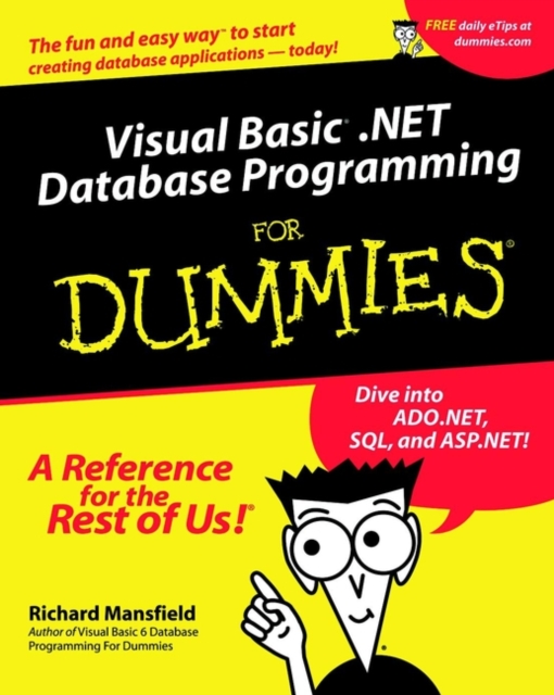 Visual Basic .NET Database Programming For Dummies, Paperback / softback Book