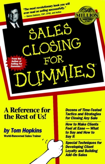 Sales Closing For Dummies, Paperback / softback Book