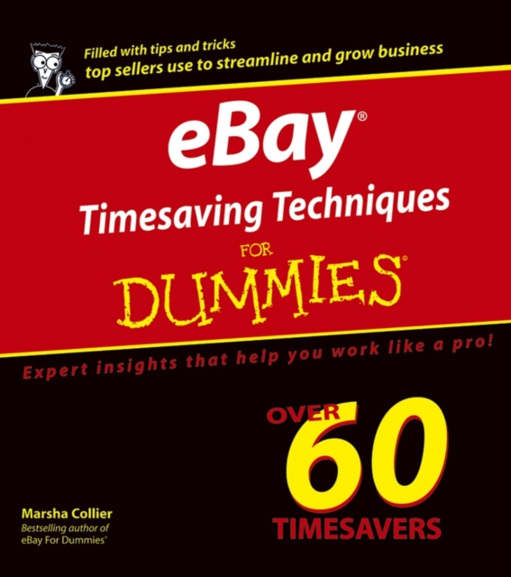eBay Timesaving Techniques For Dummies, Paperback / softback Book