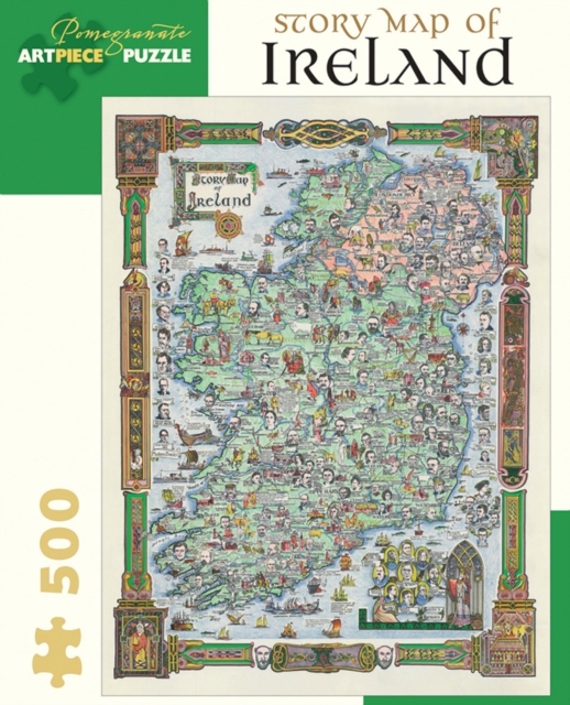 STORY MAP OF IRELAND 500 PIECE JIGSAW,  Book
