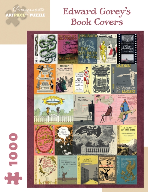Edward Gorey Book Covers 1000-Piece Jigsaw Puzzle, Other merchandise Book
