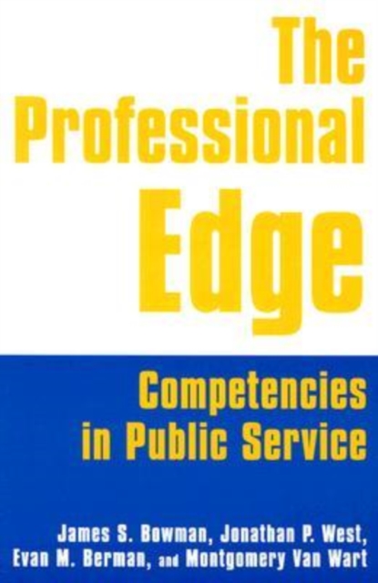The Professional Edge : Competencies in Public Service, Paperback / softback Book