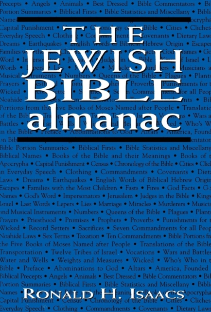 The Jewish Bible Almanac, Hardback Book