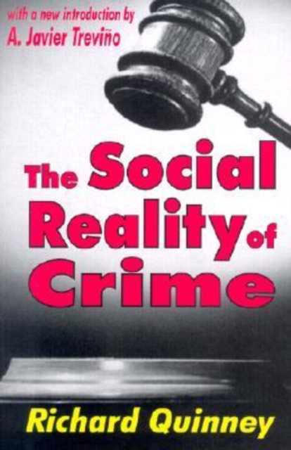 The Social Reality of Crime, Paperback / softback Book