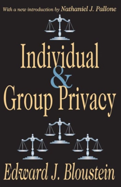 Individual and Group Privacy, Paperback / softback Book