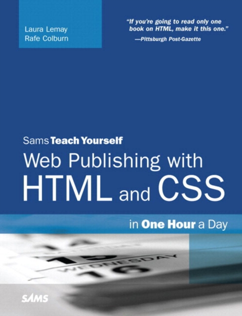 Sams Teach Yourself Web Publishing with HTML and CSS in One Hour a Day, EPUB eBook