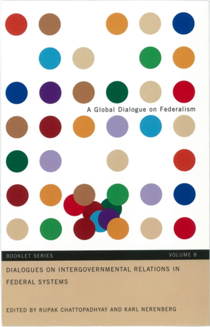 Dialogues on Intergovernmental Relations in Federal Systems, PDF eBook