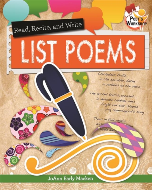 Read Recite and Write List Poems, Paperback / softback Book