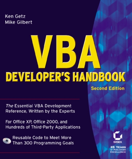 VBA Developer's Handbook, PDF eBook