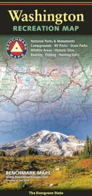 Washington Recreation Map, Sheet map, folded Book
