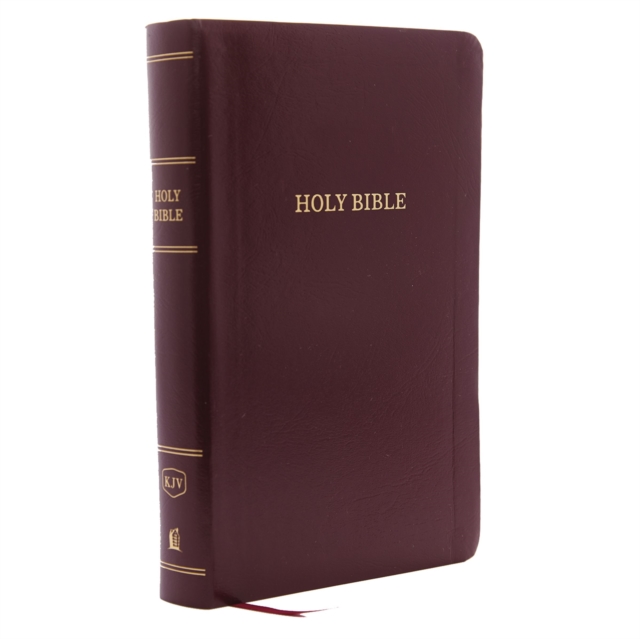 KJV Holy Bible: Personal Size Giant Print with 43,000 Cross References, Burgundy Leather-Look, Red Letter, Comfort Print: King James Version, Paperback / softback Book