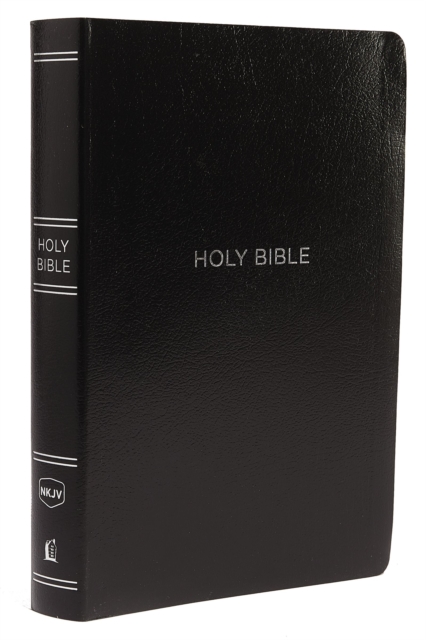 NKJV Holy Bible, Giant Print Center-Column Reference Bible, Black Leather-look, 72,000+ Cross References, Red Letter, Comfort Print: New King James Version, Paperback / softback Book