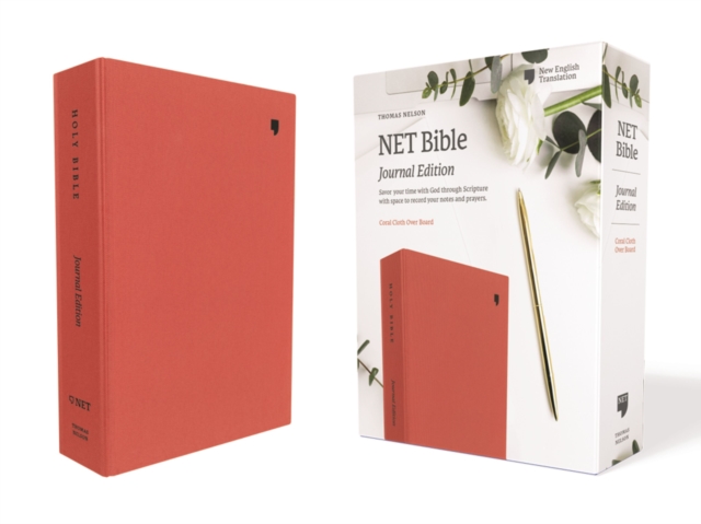 NET Bible, Journal Edition, Cloth over Board, Coral, Comfort Print : Holy Bible, Hardback Book