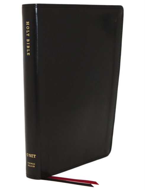 NET Bible, Thinline, Leathersoft, Black, Comfort Print : Holy Bible, Leather / fine binding Book