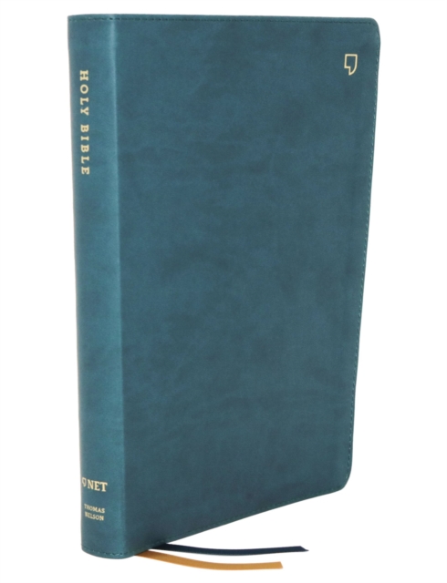 NET Bible, Thinline, Leathersoft, Teal, Comfort Print : Holy Bible, Leather / fine binding Book