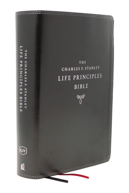 KJV, Charles F. Stanley Life Principles Bible, 2nd Edition, Leathersoft, Black, Comfort Print : Growing in Knowledge and Understanding of God Through His Word, Leather / fine binding Book