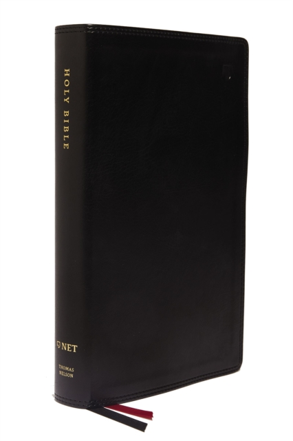 NET Bible, Single-Column Reference, Leathersoft, Black, Comfort Print : Holy Bible, Leather / fine binding Book