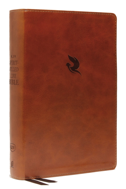 KJV, Spirit-Filled Life Bible, Third Edition, Leathersoft, Brown, Red Letter, Comfort Print : Kingdom Equipping Through the Power of the Word, Leather / fine binding Book