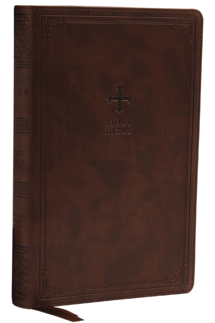 NRSV Catholic Edition Gift Bible, Brown Leathersoft (Comfort Print, Holy Bible, Complete Catholic Bible, NRSV CE) : Holy Bible, Leather / fine binding Book