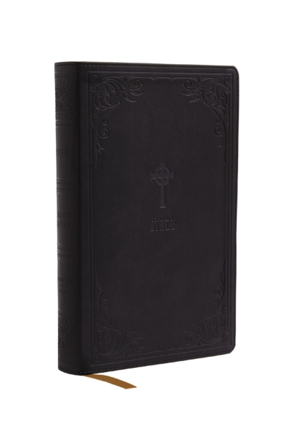 NRSV Catholic Edition Gift Bible, Black Leathersoft (Comfort Print, Holy Bible, Complete Catholic Bible, NRSV CE) : Holy Bible, Leather / fine binding Book