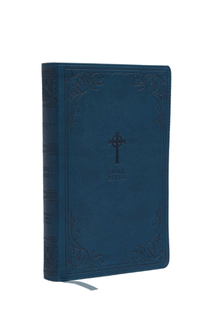 NRSV Catholic Edition Gift Bible, Teal Leathersoft (Comfort Print, Holy Bible, Complete Catholic Bible, NRSV CE) : Holy Bible, Leather / fine binding Book