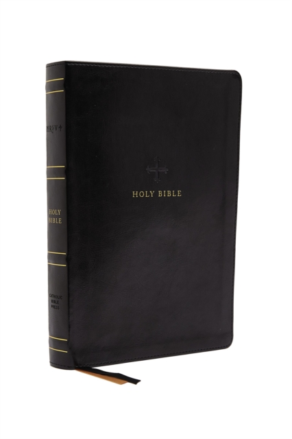 NRSV Large Print Standard Catholic Bible, Black Leathersoft (Comfort Print, Holy Bible, Complete Catholic Bible, NRSV CE) : Holy Bible, Leather / fine binding Book