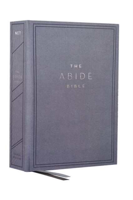 NET, Abide Bible, Cloth over Board, Blue, Comfort Print : Holy Bible, Hardback Book