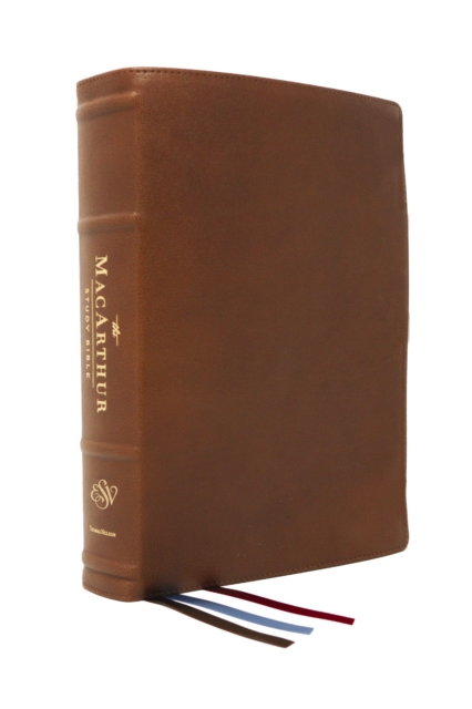 ESV, MacArthur Study Bible, 2nd Edition, Premium Goatskin Leather, Brown, Premier Collection : Unleashing God's Truth One Verse at a Time, Leather / fine binding Book