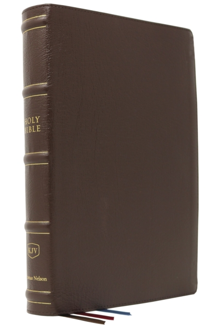 KJV Holy Bible: Large Print Verse-by-Verse with Cross References, Brown Genuine Leather, Comfort Print: King James Version (Maclaren Series), Leather / fine binding Book