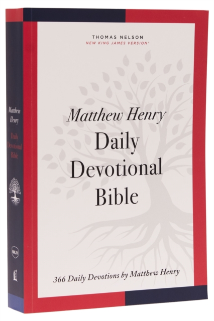 NKJV, Matthew Henry Daily Devotional Bible, Paperback, Red Letter, Comfort Print : 366 Daily Devotions by Matthew Henry, Paperback / softback Book