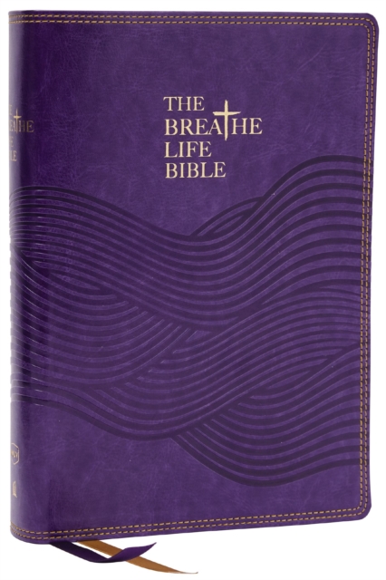 The Breathe Life Holy Bible: Faith in Action (NKJV, Purple Leathersoft, Thumb Indexed, Red Letter, Comfort Print), Leather / fine binding Book