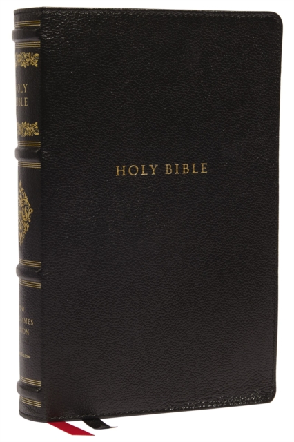 NKJV, Personal Size Reference Bible, Sovereign Collection, Leathersoft, Black, Red Letter, Thumb Indexed, Comfort Print : Holy Bible, New King James Version, Leather / fine binding Book