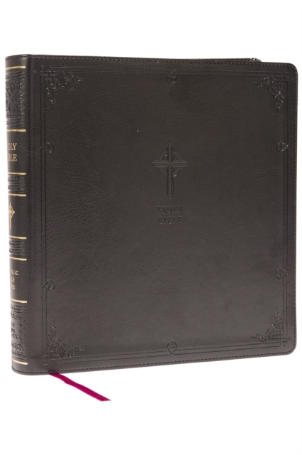 NABRE XL, Catholic Edition, Leathersoft, Black, Comfort Print : Holy Bible, Leather / fine binding Book