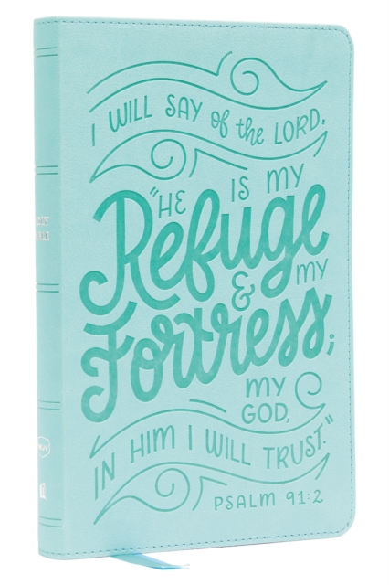 NKJV, Thinline Youth Edition Bible, Verse Art Cover Collection, Turquoise Leathersoft, Red Letter, Comfort Print : Holy Bible, New King James Version, Leather / fine binding Book