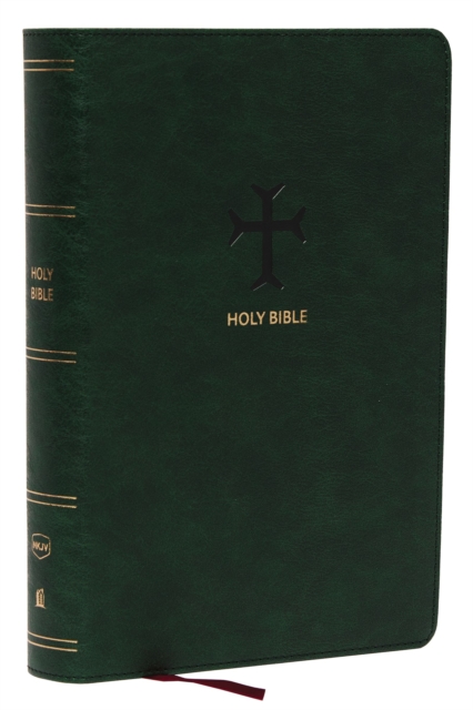 NKJV, End-of-Verse Reference Bible, Personal Size Large Print, Leathersoft, Green, Red Letter, Comfort Print : Holy Bible, New King James Version, Leather / fine binding Book